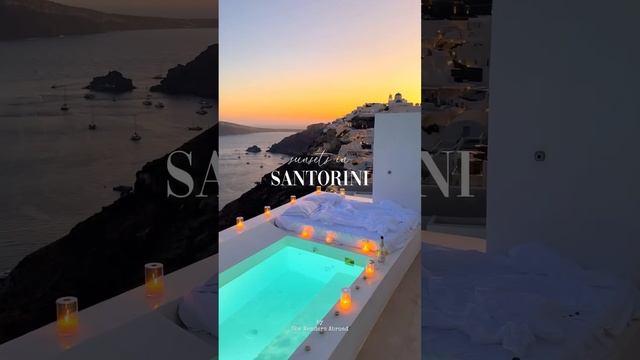 Sunsets in Santorini