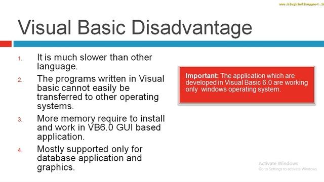 Visual Basic 6.0 Basic Introduction