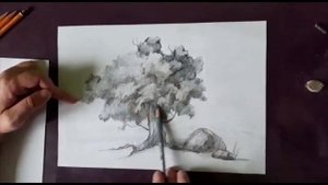 Рисунок дерева - 1е классы, ПЛЕНЭР.  Преп.  Спиренкова М.В.