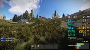 GeForce GTX 1060 3GB -- Intel Core i5-10400F -- Rust FPS Test