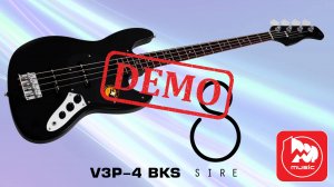 Бас-гитара Sire V3P-4 BKS - демонстрация звучания
