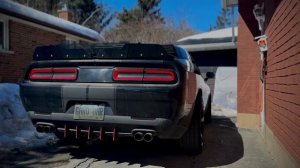 Dodge challenger GT V6 sound with rear muffler delete. Cold start