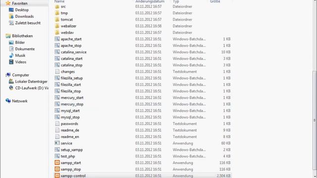 Xampp CMS: Installation instructions for xampp / xampp portable under windows