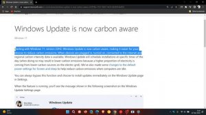 Windows 11 22H2: Faster & Smaller updates, Reduced carbon emissions, 2 years support for the update