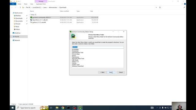 How to install PyCharm on windows 10/11