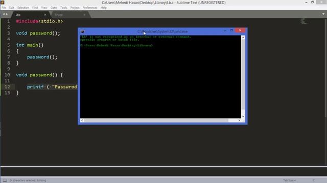 1. Library project in c programming ( bangla)