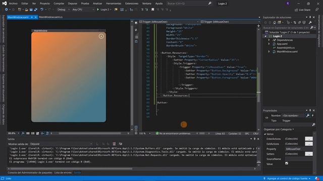 1. C# WPF (XAML) for beginners | creating a professional LOGIN window | user interface design