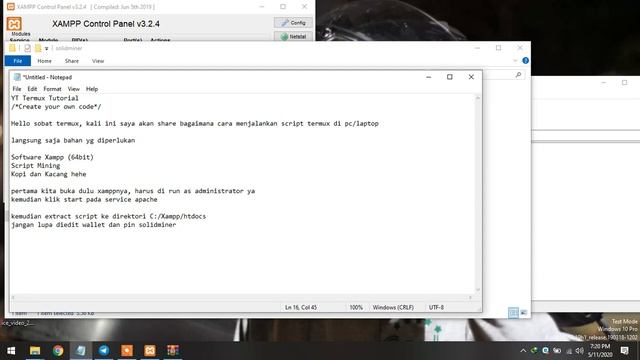 Cara Nuyul BTC di PC Menggunakan Script Termux смотреть онлайн