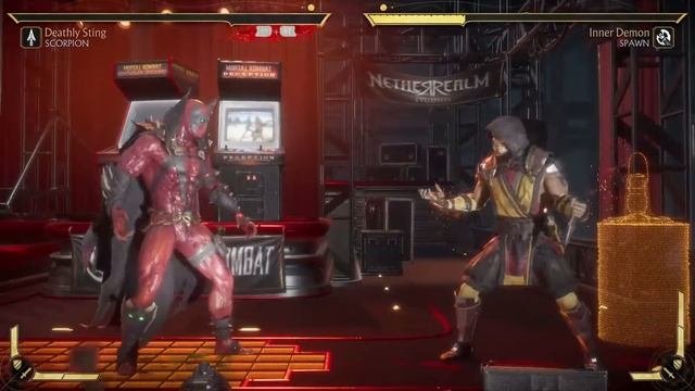 MORTAL KOMBAT 11(SCORPION VS SPAWN) (Death Battle) Gameplay In LENOVO IdeaPad L340 Gaming Laptop