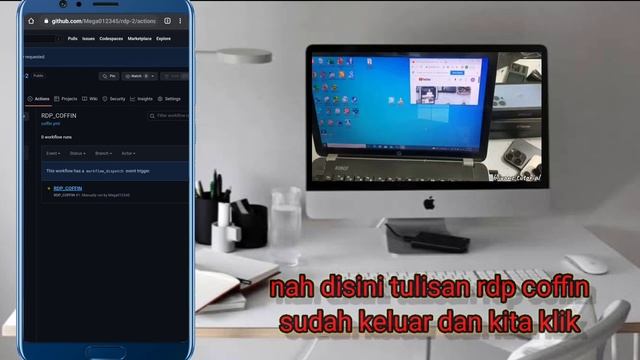 RDP GITHUB NGROK || UPDATE 1 JAM