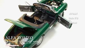 10_ALFA ROMEO 1600 DUETTO SPIDER 1966-AUTOART-1/18-DIECAST,test,SONY, A5000,A6000,REVIEW
