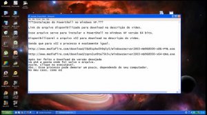 •• Instalação do Windows PowerShell ••