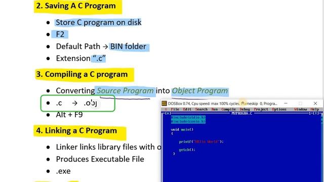 How to Create, Compile, Load, and Execute C Program| C Programming Tutorial for Beginners| Hindi