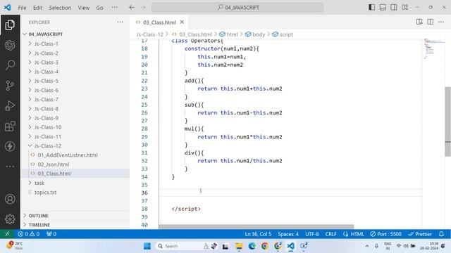 JAVASCRIPT|CLASS-12|DOM|BOM|JSON|CLASS|ERROR HANDLING|setTimeout|setIntervel|Callback Function|2024