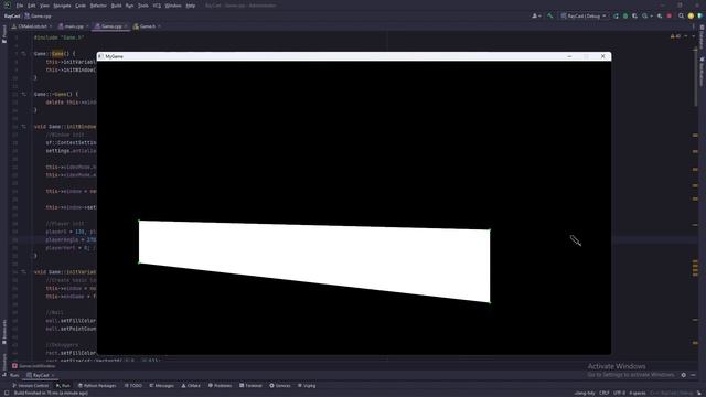 Rendering in 3D SFML and C