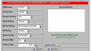 Creating Raid with MegaRAID 9260-8i