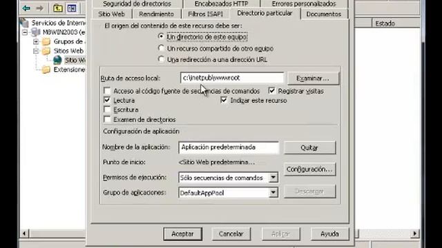Servidor WEB IIS Windows Server 2003 Internet Information Services смотреть онлайн
