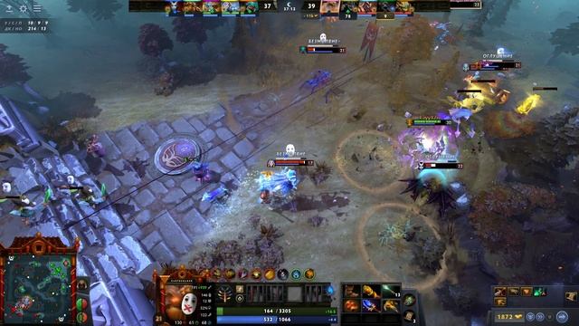 Sand King,  дота 2, патч 7.37d Рампага
