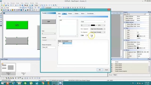 How to Design Delta HMI in DopSoft Software for beginners смотреть онлайн