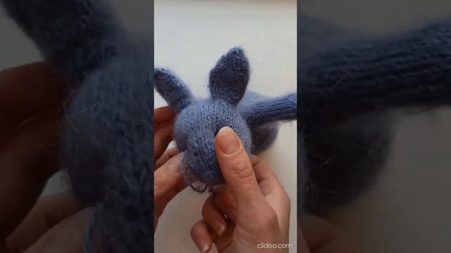 How to sew eyes (rabbit bunny knitting pattern) смотреть онлайн