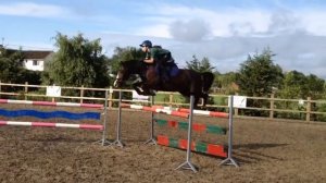 Abbie ellison schooling over 4 foot on Megan