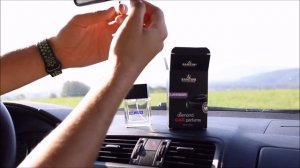 SANTINI Diamond car perfume - Jak aplikovat