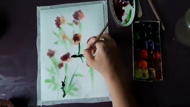 ПЛЕНЭР. Второе задание - Этюд. 1 классы. ЖИВОПИСЬ. Преподаватель Спиренкова М В
