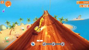 Minion Rush - Minion Beach Level Select, Opening, Minion Launcher, Secret Area, Fails