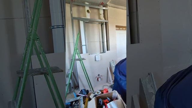 зашивка инсталляции ГВЛом.