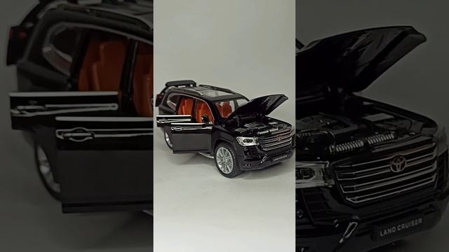 2021 Toyota Land Cruiser 300 ZX Модель 1:24 Черный