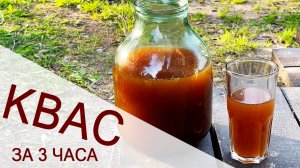 КВАС ЗА 3 ЧАСА С ЦИКОРИЕМ