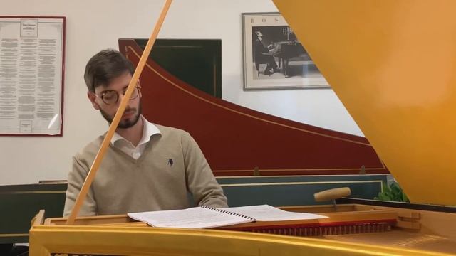 Michelangelo Rossi - Toccata Prima - Alessandro Rispoli Harpsichord смотреть онлайн