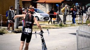 Triathlon: Żelazny Bieg 2 (Okuninka 2014) Jezioro Białe