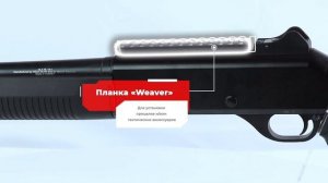 Sulun Arms TAC-12 ИР-114S 12x76 L=510 мм (пластик, телескопический приклад Door Buster)