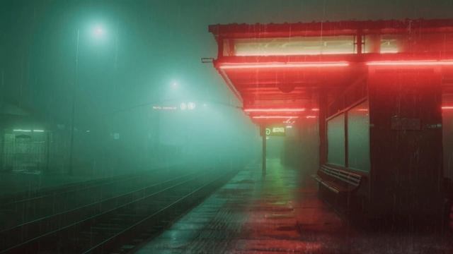 Night Express   Cyberpunk Sci Fi Ambience for Deep Focus, Sleep and Relaxation