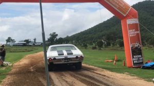 I took a Chrysler Valiant dirt drag racing