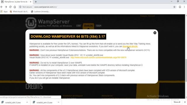 how to install wamp server