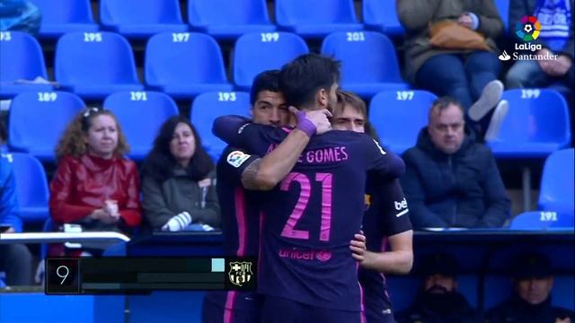 Resumen de Deportivo de la Coruña vs FC Barcelona (2-1) смотреть онлайн