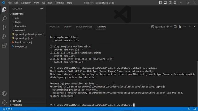 Create Your First ASP.NET Web Application using Visual Studio Code | ASP.NET using VSCode and .NET смотреть онлайн