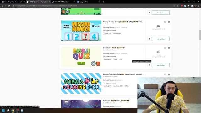 Как ЛЕГКО сделать ПЕРВУЮ HTML5 ИГРУ на Яндекс.Играх смотреть онлайн