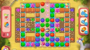 GardenScapes уровень 11814 без бустеров