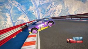 CARS 3 FABULOUS MCQUEEN SKY RAMP JUMP RACE