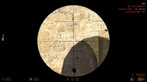CS 1.6 de_dust2 прострел ворот точки Б