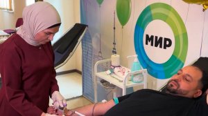 Сотрудники МТРК «Мир» сдали кровь для детей болеющих талассемией в Азербайджане