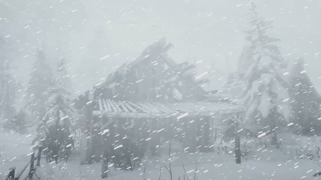 Невероятно сильная метель для сна, 5 часов снежной бури. Звуки ветра для сна на черном экране