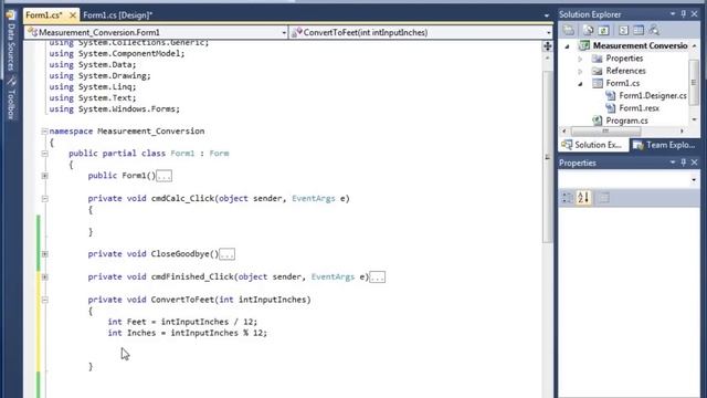 Visual C# 2010 -  Methods Part 2 (Using Parameters in Methods)