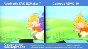 Сравнение конвертеров AVerMedia DVD EZMaker 7 и Canopus ADVC110
