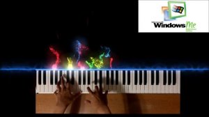 Microsoft Windows startup sounds and shutdown sounds on piano 3.1 to 10