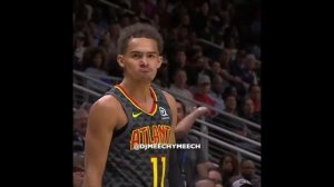 Trae Young Tries to Nutmeg Trevor Ariza