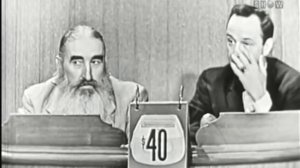 What's My Line? - Ziegfeld Girls; Walter Brennan; Adolph Menjou, Greer Garson [panel] (May 12, 1957